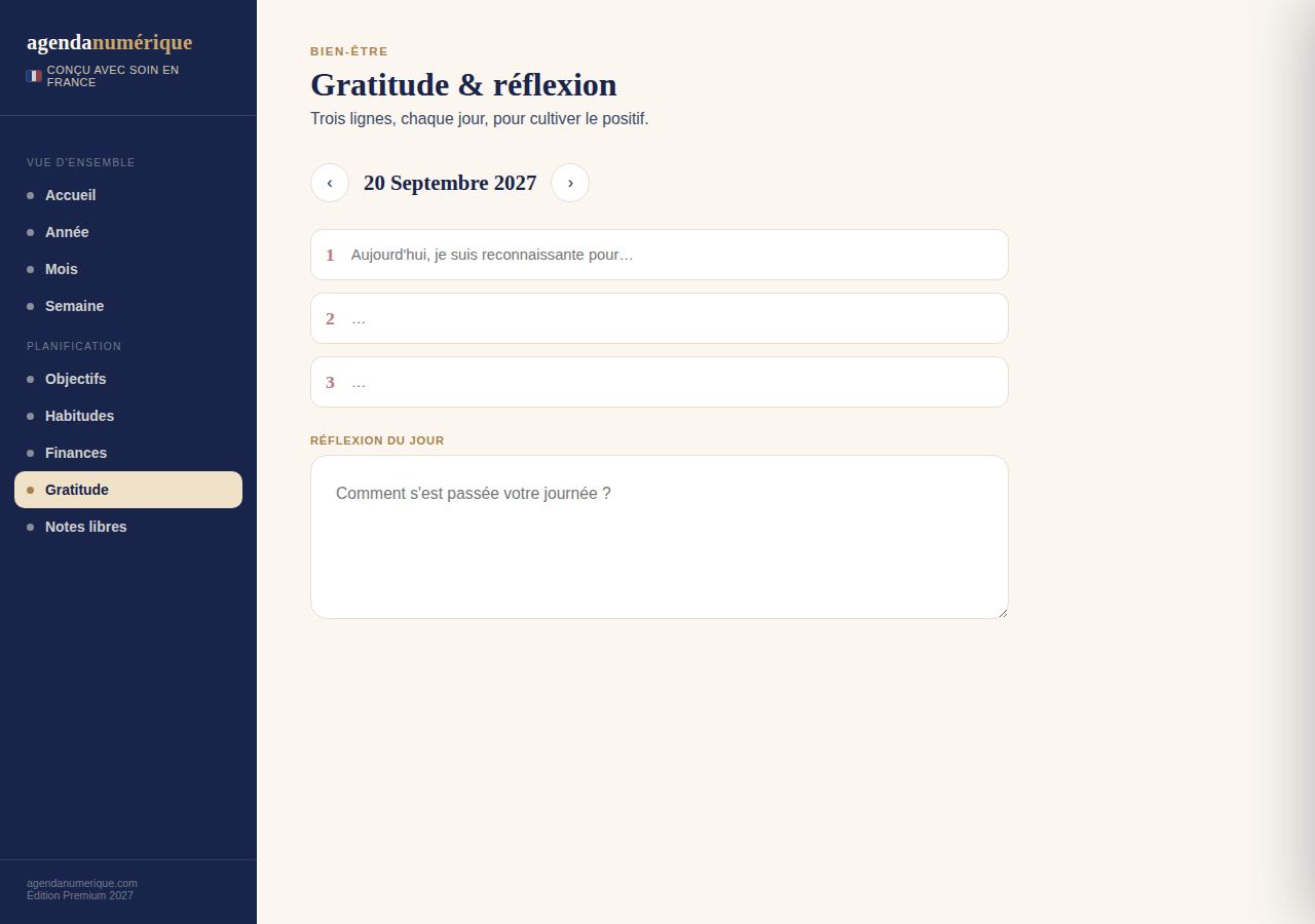 Vue Gratitude